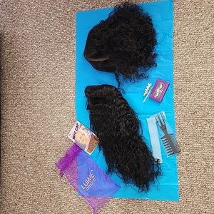 Luv me wig bundle w free wig and styling items